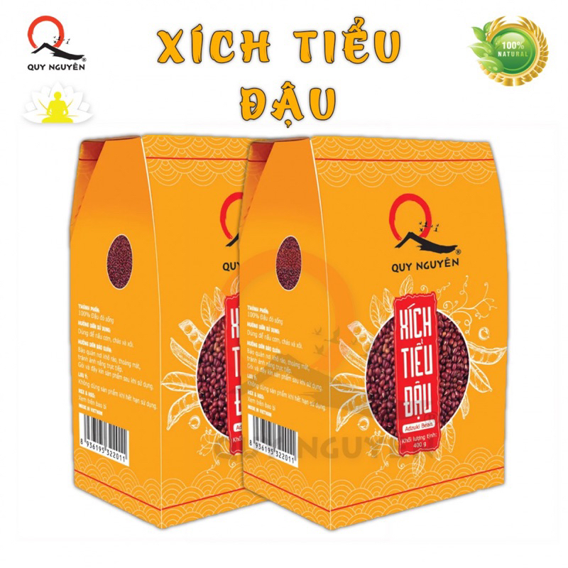 Xích tiểu đậu đỏ sống Quy Nguyên 400gram