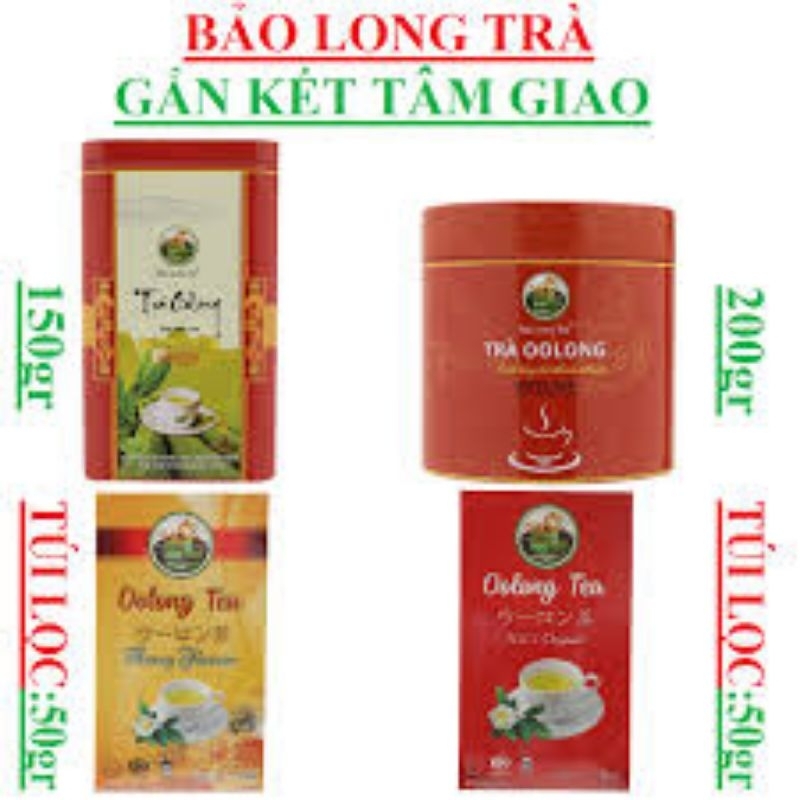 Trà OoLong (OoLong Tea) Bảo Long trà hộp thiếc 150g
