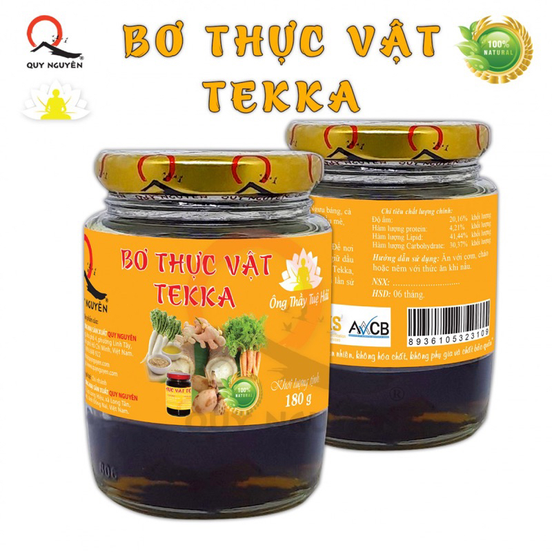 Tekka  bơ thực vật Quy Nguyên Thầy Tuệ Hải 180gram - Chùa Long Hương