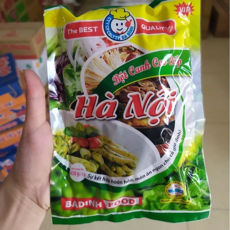 Muối bột canh cao cấp Hà Nội 450g. khách lưu ý. muối có 2 mẫu bao bì nên khi giao shop sẽ gửi mẫu bất kỳ