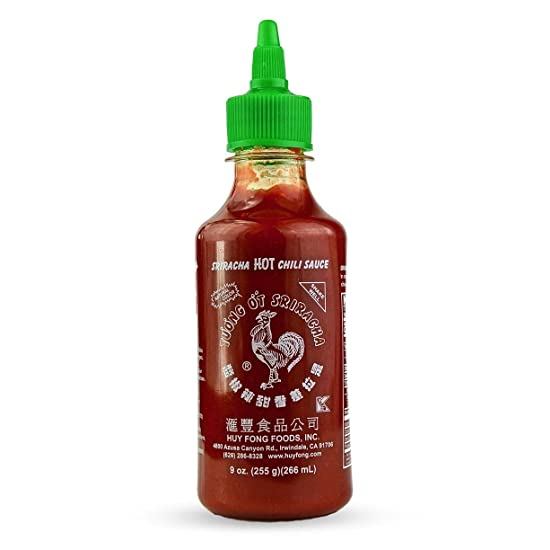 Tương ớt Sriracha Huy Fong 255-481-793g  , eat clean , no calo , sugar-free