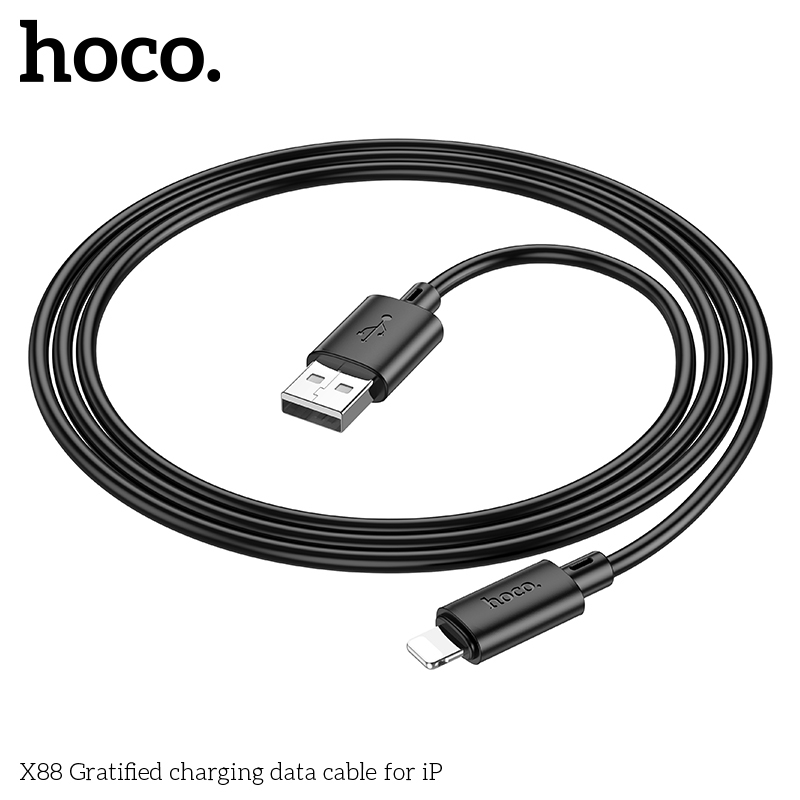 Dây Sạc Nhanh Hoco X88 Công Suất 2.4A Dành Cho Điện Thoại Ip