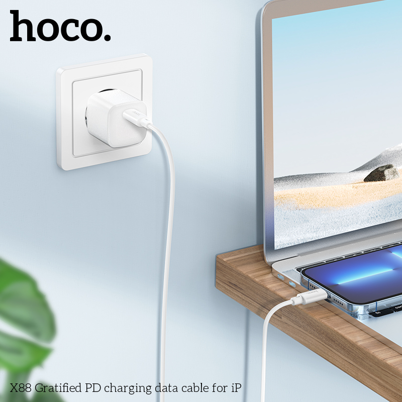 Dây Sạc Nhanh Hoco X88 Công Suất 2.4A Dành Cho Điện Thoại Ip