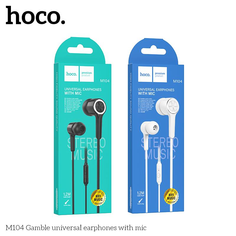 Tai Nghe Có Dây Hoco M104 Có Mic Bảo Hành 12 Tháng