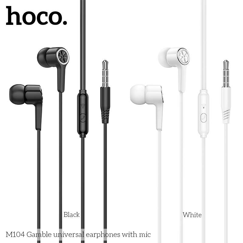 Tai Nghe Có Dây Hoco M104 Có Mic Bảo Hành 12 Tháng