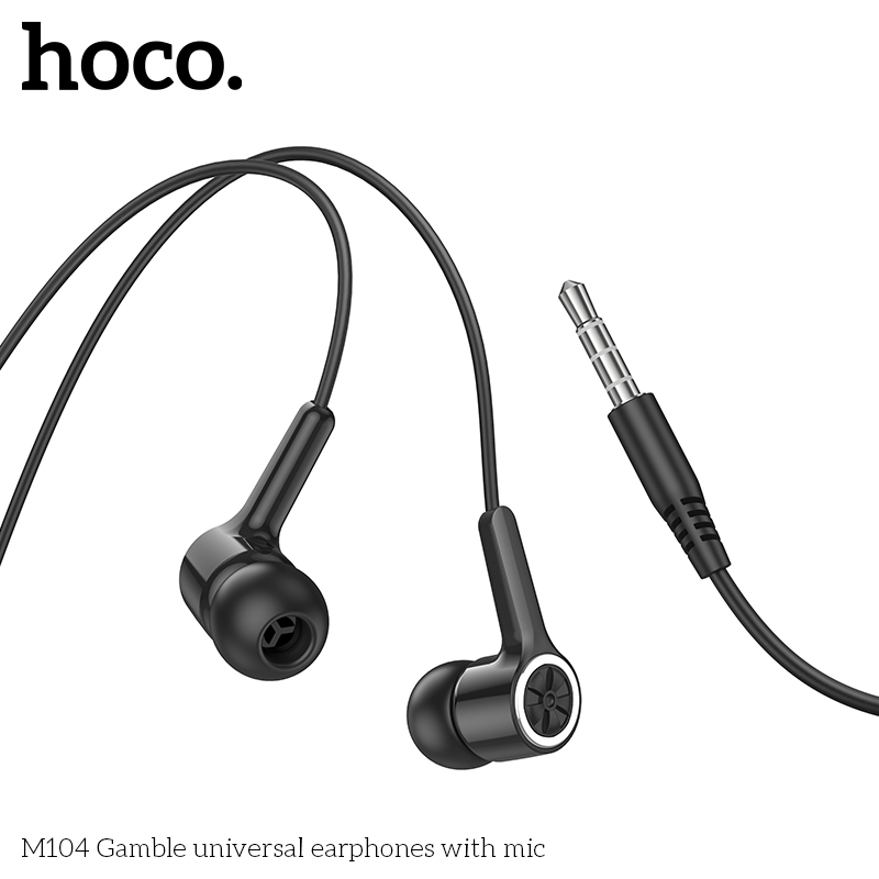 Tai Nghe Có Dây Hoco M104 Có Mic Bảo Hành 12 Tháng