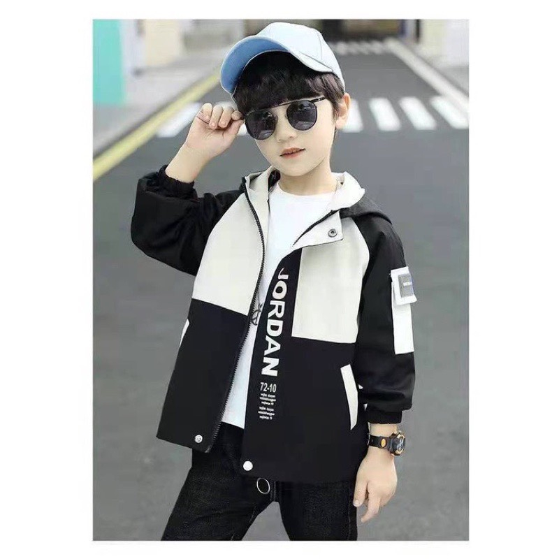 ÁO KHOÁC LÓT LÔNG 2 LỚP MẪU JORDAN CHO BÉ TRAI