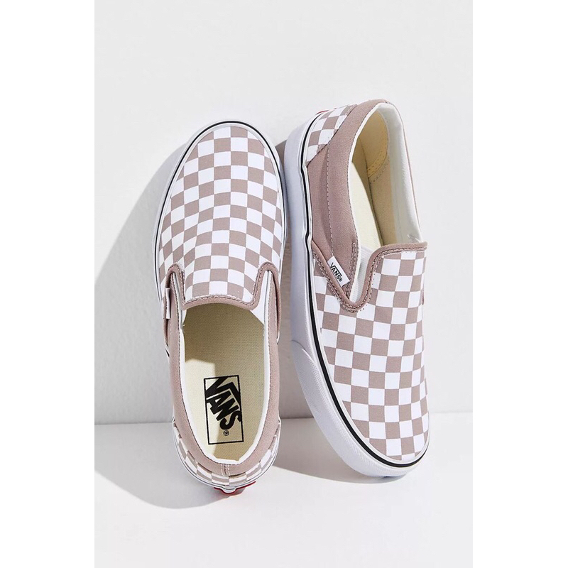 Giày slipon classic vans checkerboard lẻ size box thay thế