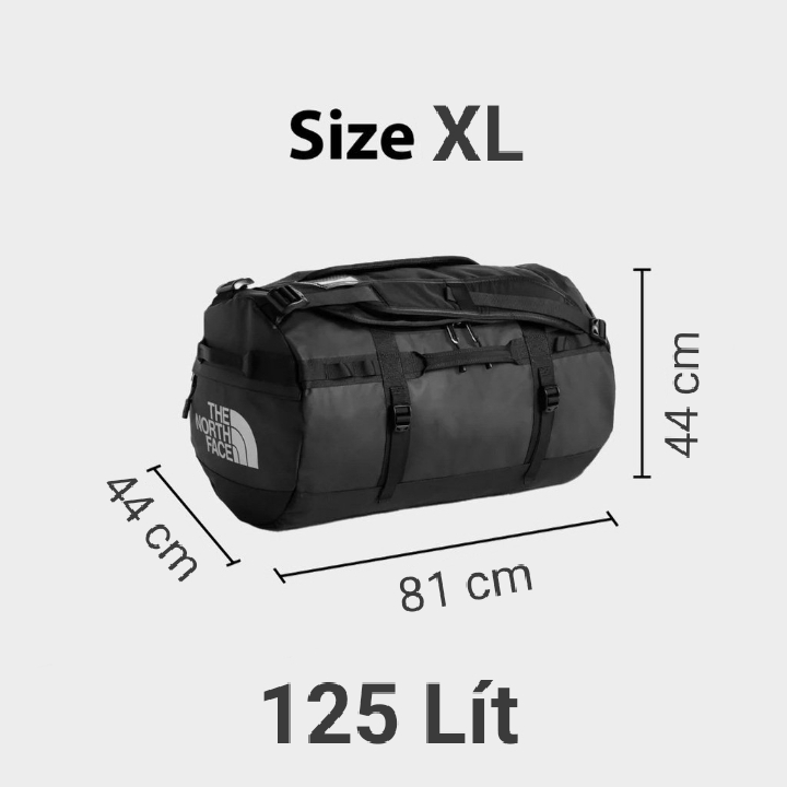 Balo Túi trống 125 lít - 150 lít chống nước The North Face Bace Camp Duffel Big Size
