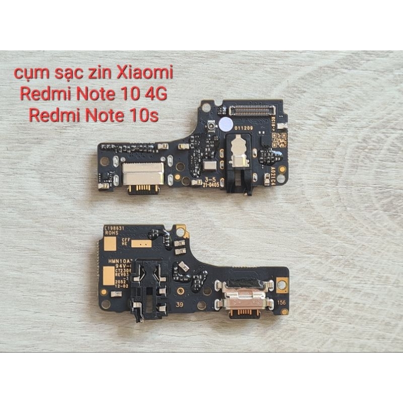 Cụm sạc zin + cáp nối main Xiaomi Redmi Note 10 4G , Xiaomi Redmi Note 10s