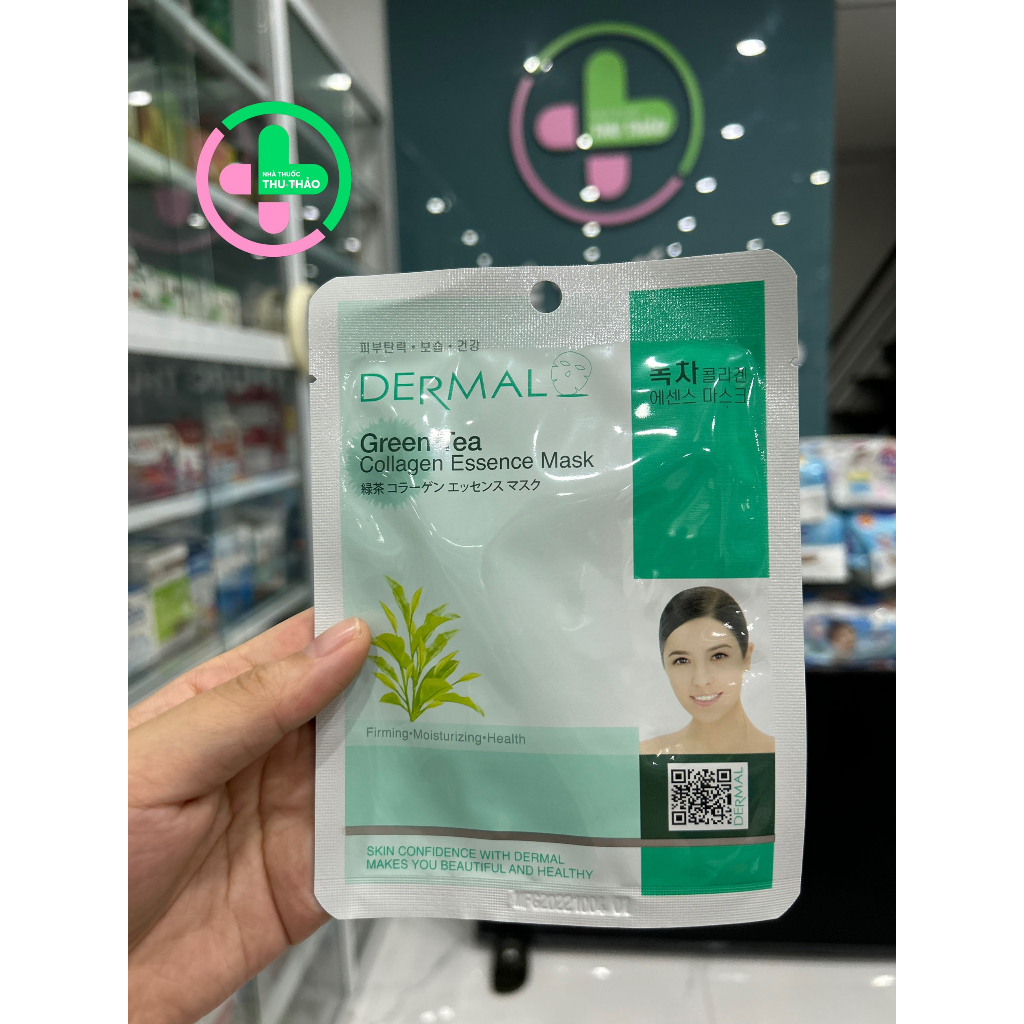 Mặt nạ Dermal Hàn Quốc - Mặt nạ Dermal Pearl - Mặt nạ Dermall Collagen - Mặt nak Dermal Green Tea
