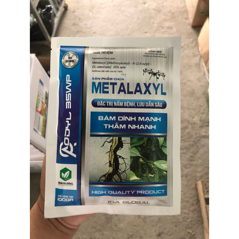 Combo 2 gói Phòng và trừ Thối Rễ, Thối Trái, Thối Cành, Bẹ -METALAXYL 100gr