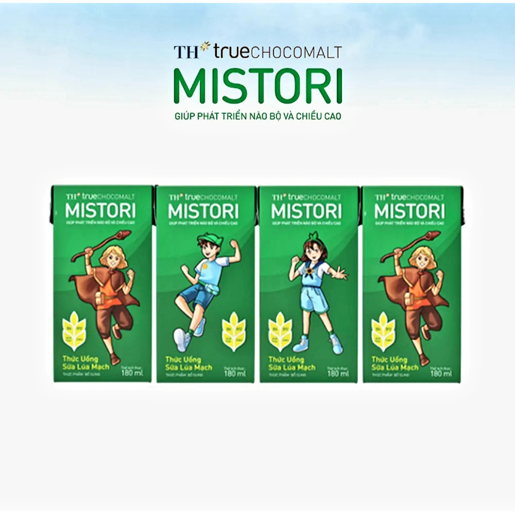 Thùng 48 Hộp Sữa Ca Cao Lúa Mạch TH True CHOCOMALT MISTORI 110ml/Hộp.