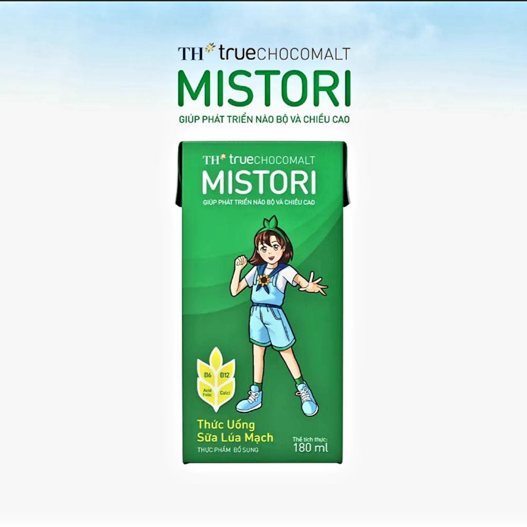 Thùng 48 Hộp Sữa Ca Cao Lúa Mạch TH True CHOCOMALT MISTORI 110ml/Hộp.