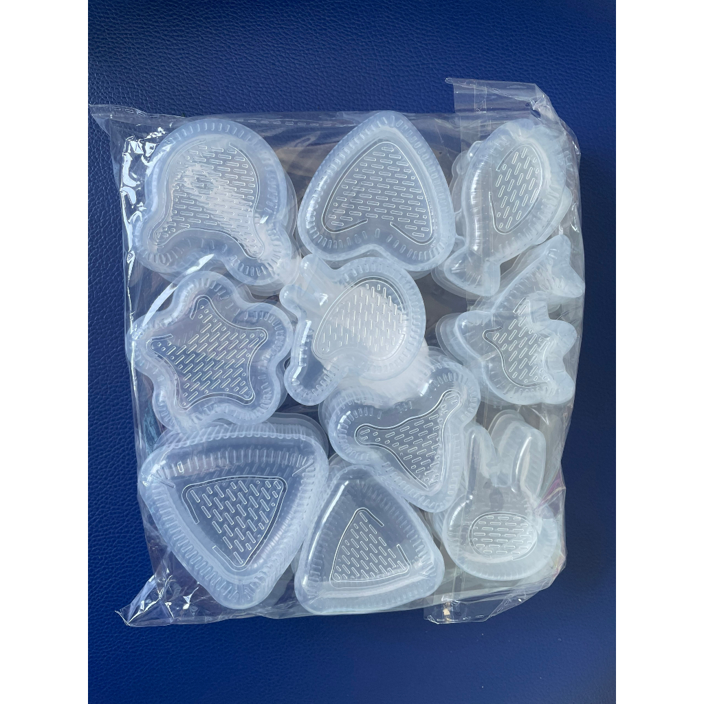 Khuôn tạo hình làm bánh, khuôn làm cơm nắm, làm đậu hũ cho bé ăn dặm set 10 chi tiết