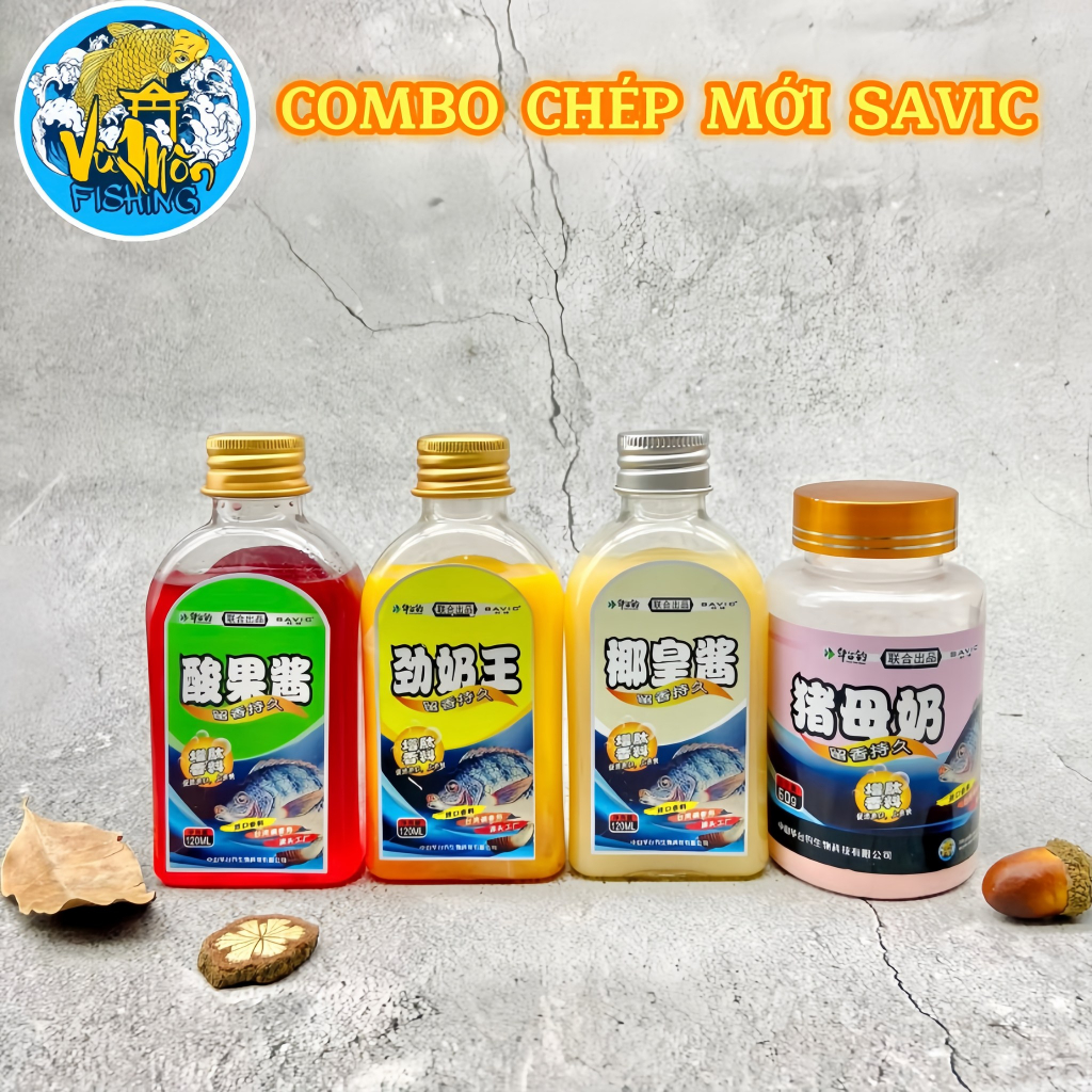 Hương liệu Câu Cá Tổng Hợp Siêu Nhạy Sữa Mẫu Trư Savic  - Vũ Môn Fishing