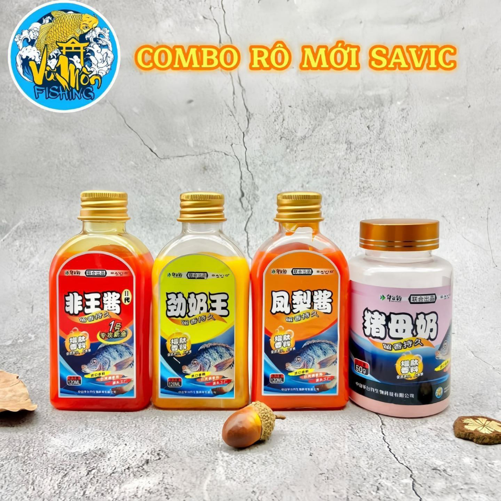 Hương liệu Câu Cá Tổng Hợp Siêu Nhạy Sữa Mẫu Trư Savic  - Vũ Môn Fishing