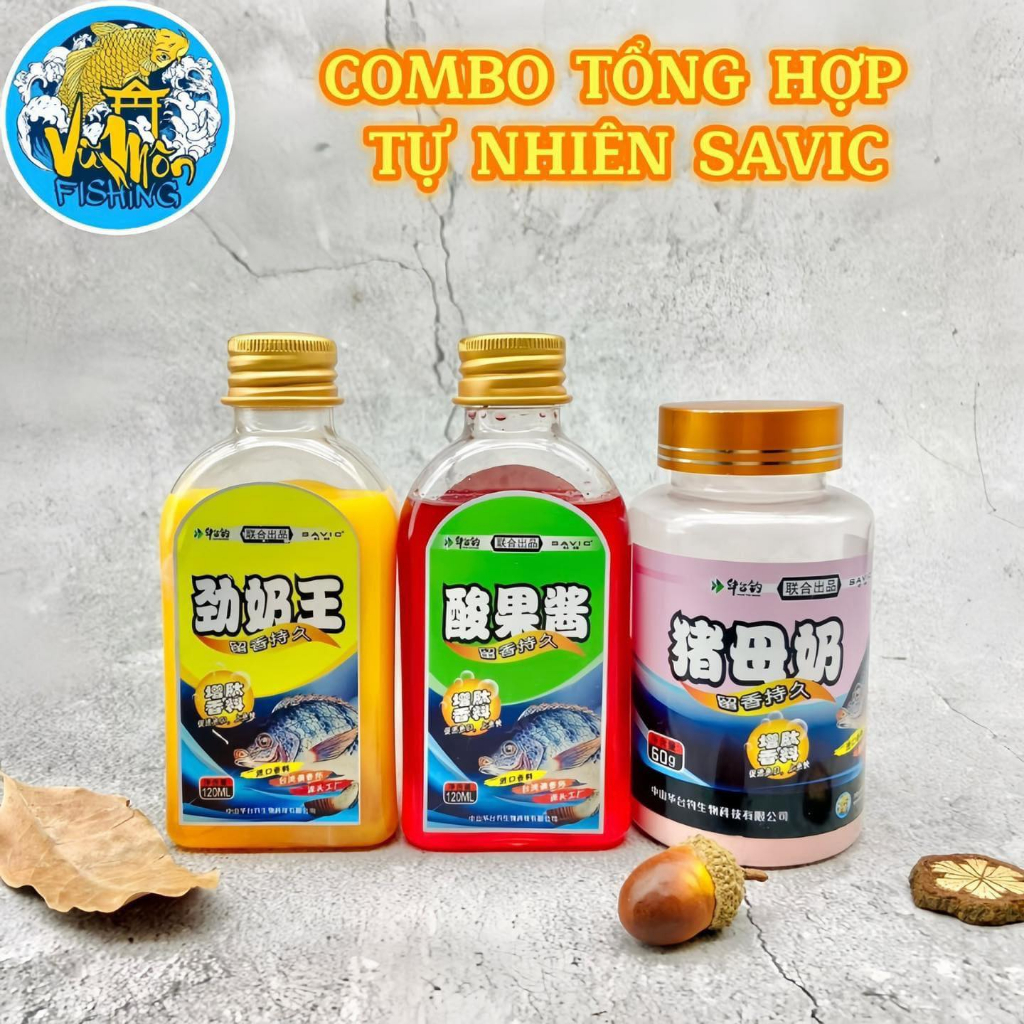 Hương liệu Câu Cá Tổng Hợp Siêu Nhạy Sữa Mẫu Trư Savic  - Vũ Môn Fishing