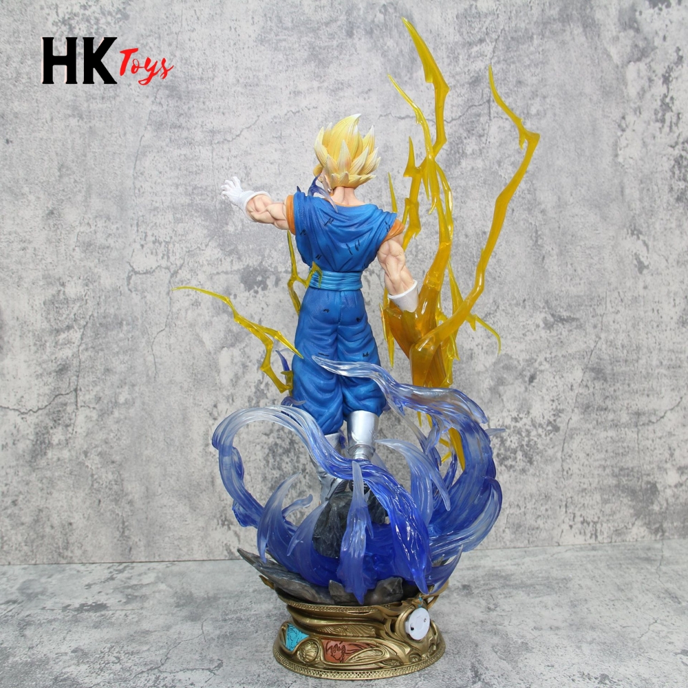 Mô Hình DragonBall Vegito siêu phẩm tặng kèm 1 bán thân cao 58cm - nặng 4kg - Figure DragonBall - Có Hộp màu - HKTOYS