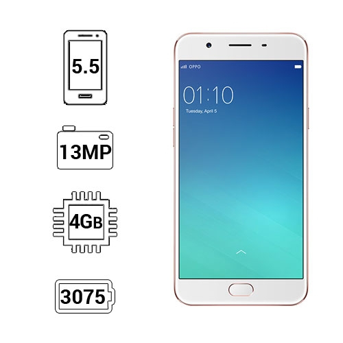 Điện thoại Oppo A59/F1S - Ram 3GB/32GB - Màn Hình 5'5 inches - Camera 13MP - Bảo Hành 06 Tháng.