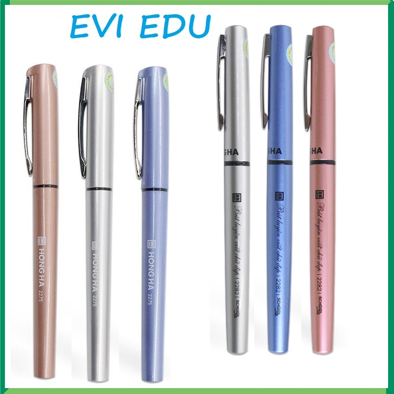 Bút máy nét trơn Color Hồng Hà 2275 / nét hoa 2282 - Bút mực Hồng Hà 2275 / 2282 dành cho học sinh tiểu học
