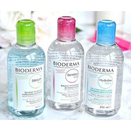 Nước Tẩy Trang Biodermal Chính Hãng Cho Da Dầu Mụn Và Da Nhạy Cảm 500ml, Bio 100ml