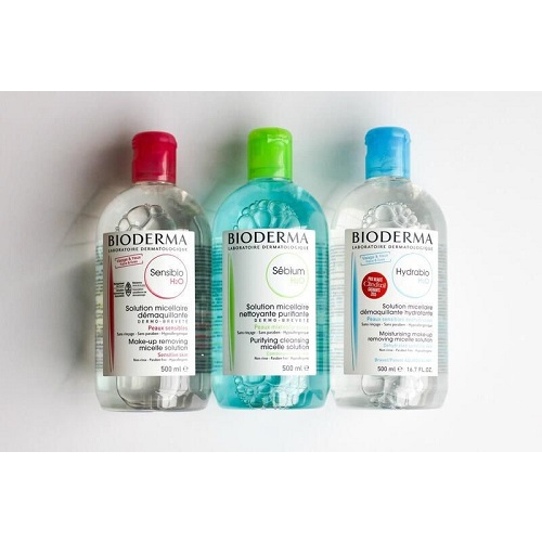 Nước Tẩy Trang Biodermal Chính Hãng Cho Da Dầu Mụn Và Da Nhạy Cảm 500ml, Bio 100ml