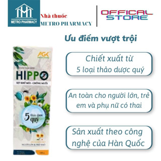 Tinh dầu thảo dược xịt muỗi HIPPO-Xịt chống muỗi và côn trùng cho trẻ em