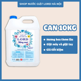 Nước xả vải Lord 10L hương Nắng mai làm mềm vải, hương thơm lâu