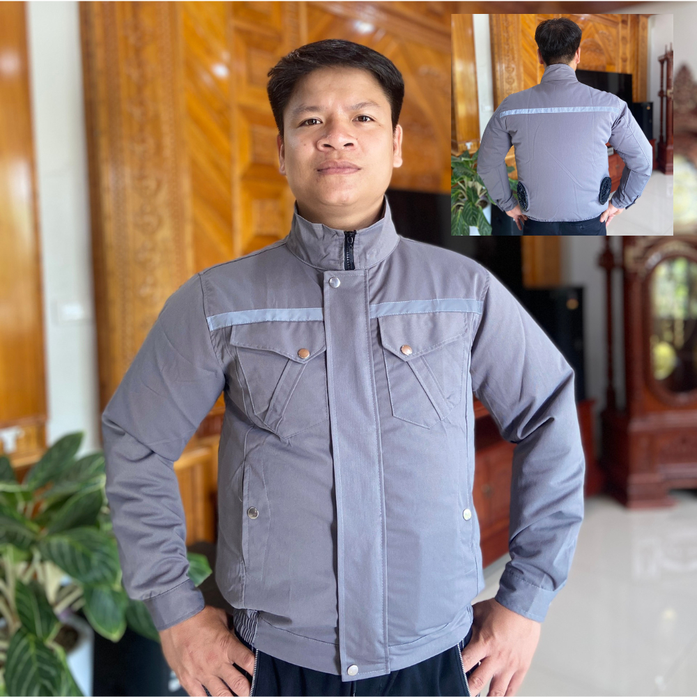 Áo điều hòa Nhật Bản cao cấp chống tia UV, áo bảo hộ lao động có quạt thoáng khí chống nóng hàng chính hãng Pin NHẬT BẢN | BigBuy360 - bigbuy360.vn