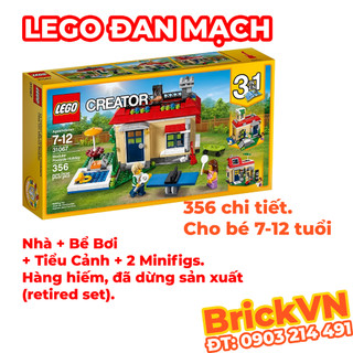 LEGO Creator 31067 Ngôi Nhà Nghỉ Dưỡng Bể Bơi (356 Mảnh Ghép)