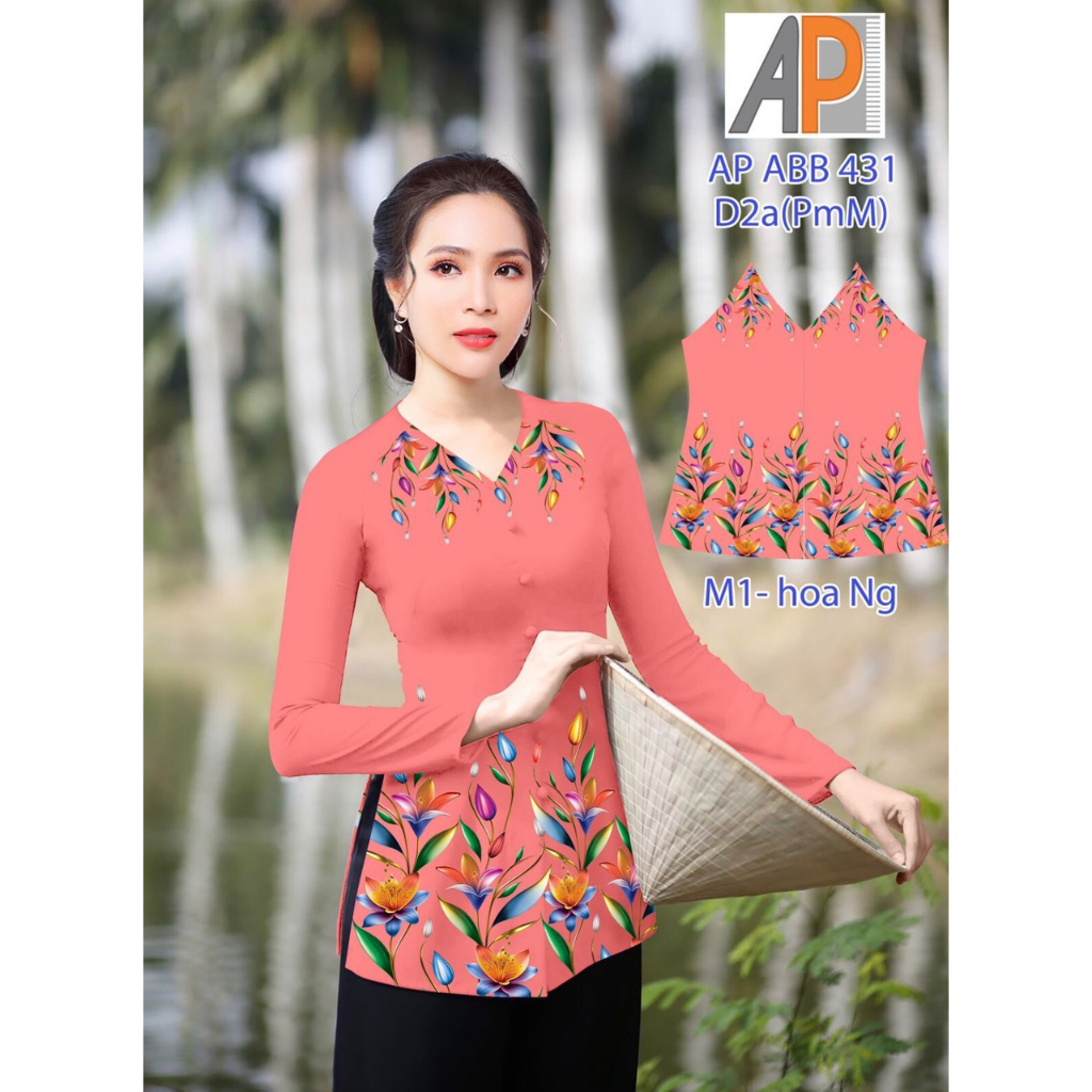 Áo bà ba in 4D-mẫu mới -áo không kèm quần