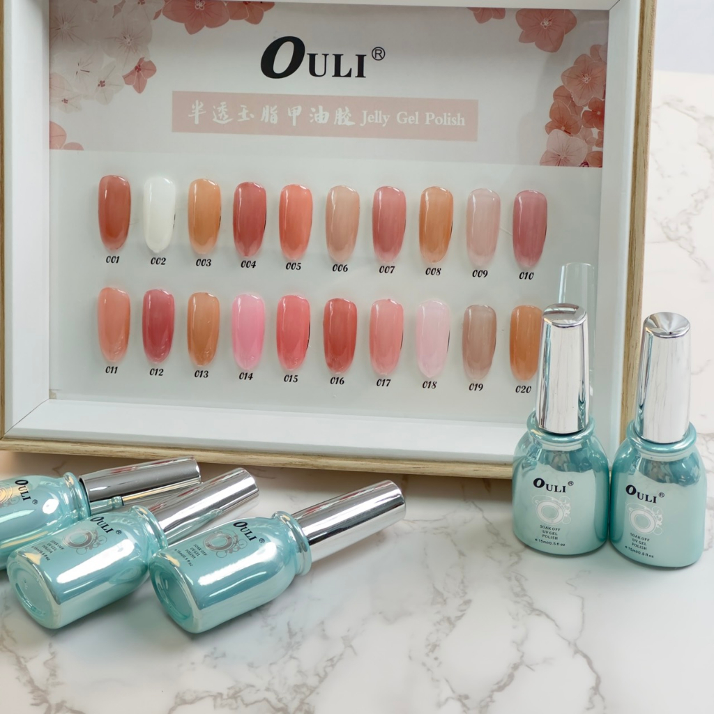 Sơn gel thạch ouli lẻ màu 20 mẫu