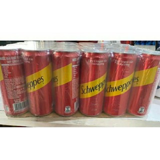 [Q2 HCM] Dry Ginger Ale schweppes soda gừng 330ml x 24 lon