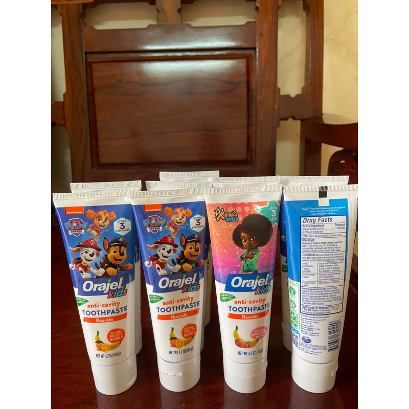 Kem đánh răng dành cho Bé từ 2-10 tuổi  ORAJEL được sản xuất từ Mỹ 🇺🇸 date xa