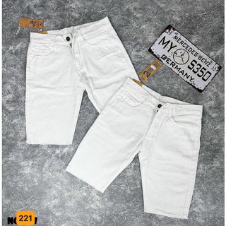 Quần short jean nam trơn màu xanh ôm dáng, quần đùi nam mẫu mới chất bò co giãn thời trang Tô Tồ Shop - MQ218