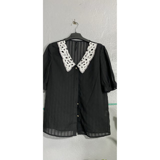 Áo sơ mi nữ chốt mẫu trên live