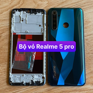 bộ xương vỏ Realme 5 pro / Realme Q ,kèm khay sim,phím,kính camera