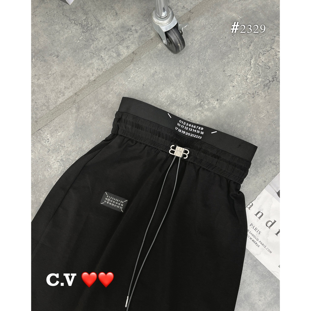 Chân váy dài cạp chun cao xẻ tà hàng QCL1