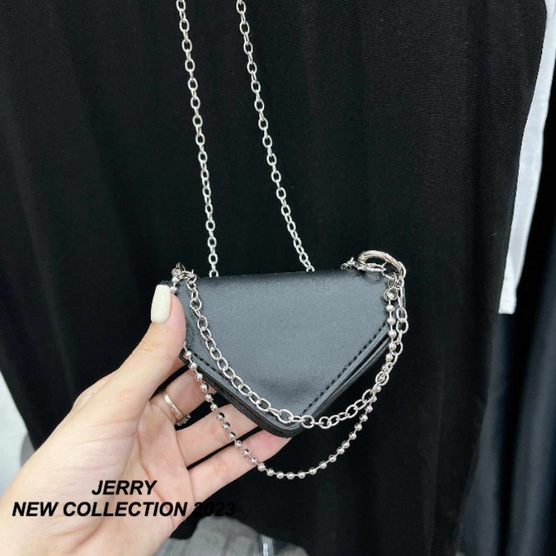 Váy suông chữ What + túi xích hàng QCL1