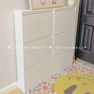 Tủ đựng giày 10cm 3 tầng để khe cửa thép không gỉ