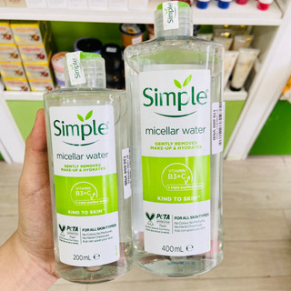 Nước Tẩy Trang Simple Micellar Water 200ml