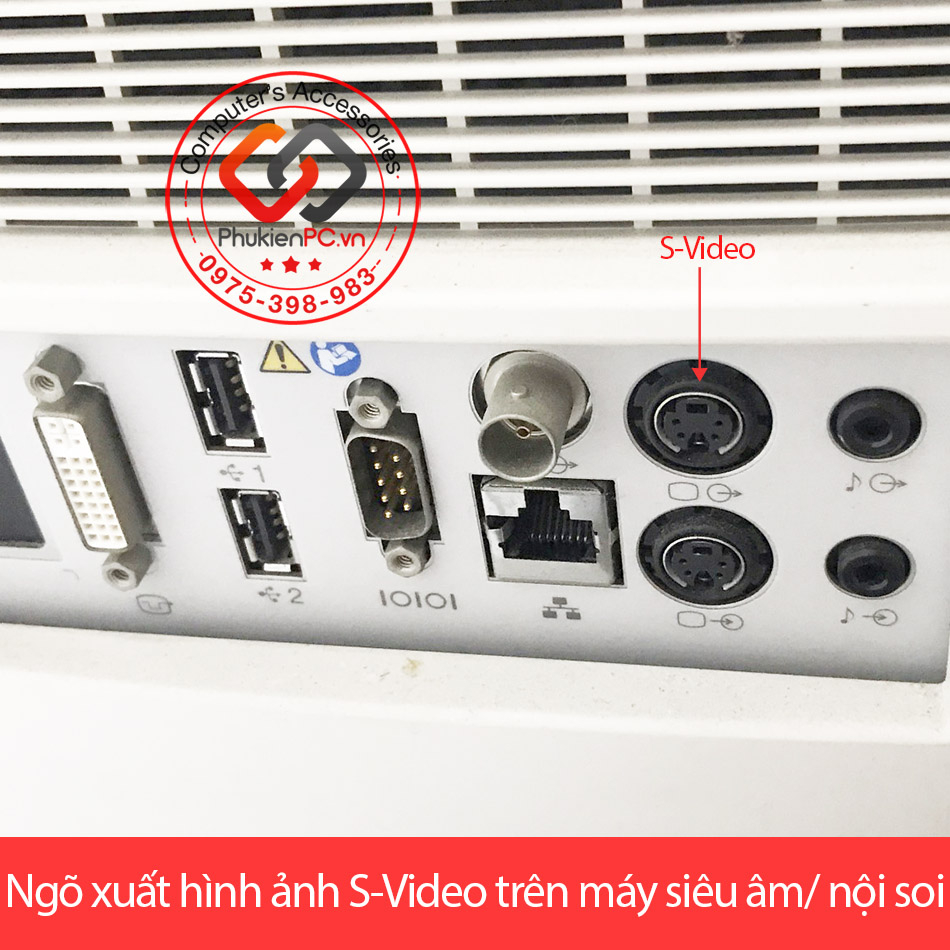 Dây cáp S-Video to S-video dài 5M  chuyên dùng truyền hình ảnh máy siêu âm, nội soi y tế