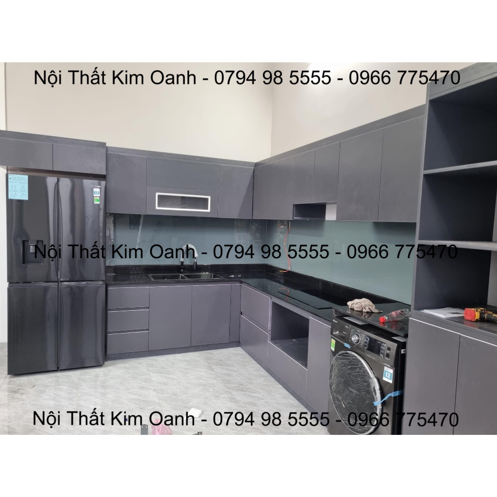 TỦ BẾP NHỰA ĐÀI LOAN NHỰA VINCO SIÊU CỨNG CHỐNG CHÁY