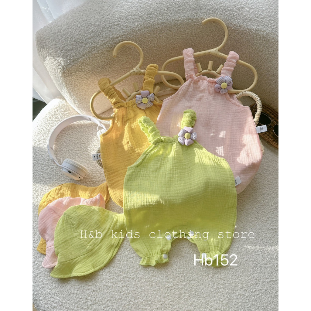 SALE BỘ BODY CHO BÉ KÈM MŨ CAO CẤP SIZE 0-12KG