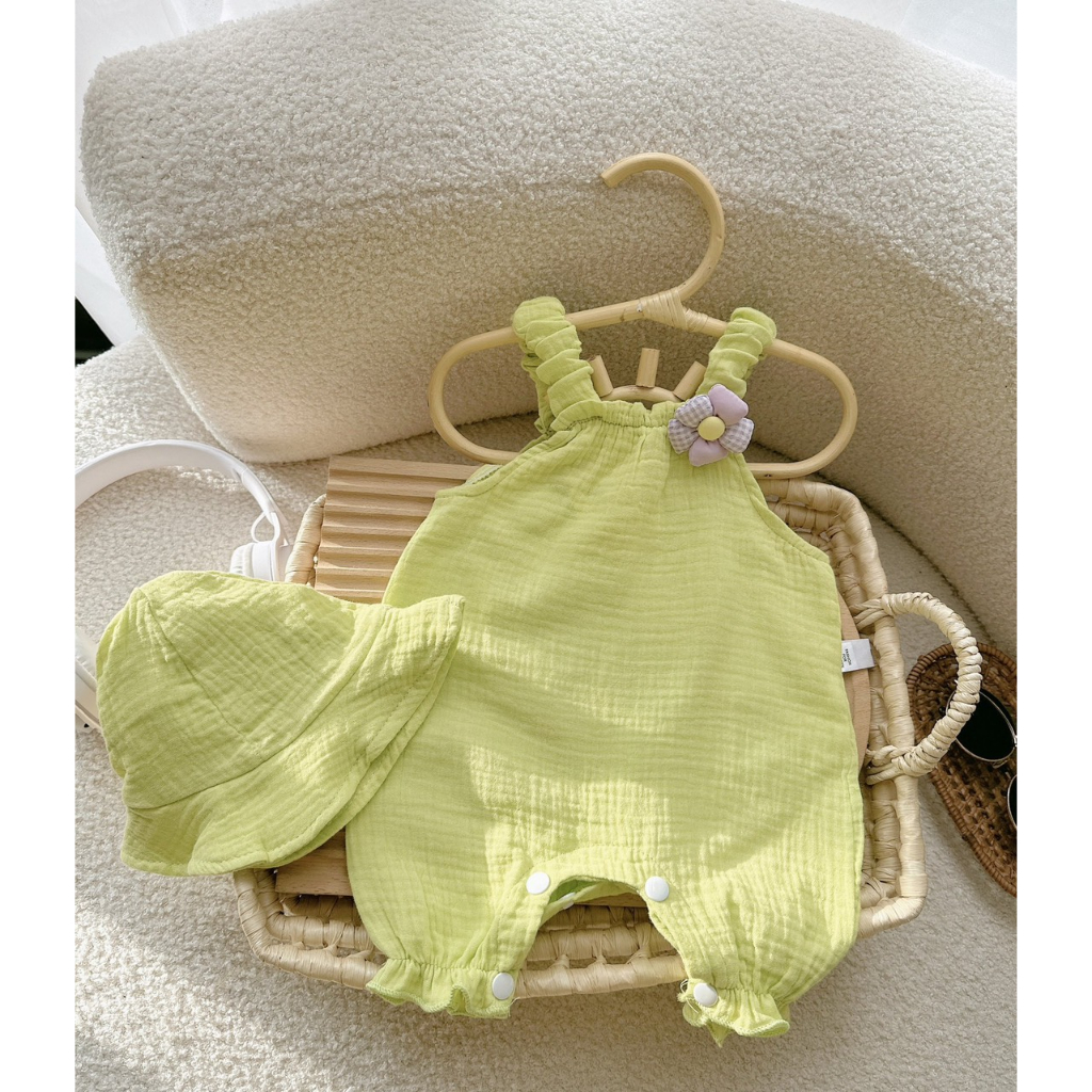 SALE BỘ BODY CHO BÉ KÈM MŨ CAO CẤP SIZE 0-12KG