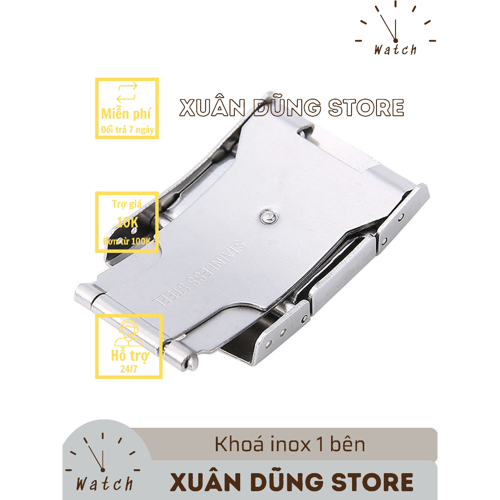 Khoá 1 bên dành cho đồng hồ size 12/14/16/18/20/22/24mm