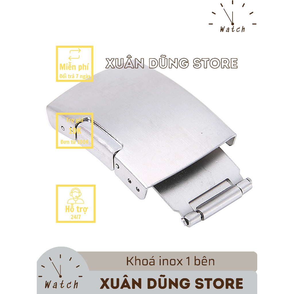 Khoá 1 bên dành cho đồng hồ size 12/14/16/18/20/22/24mm