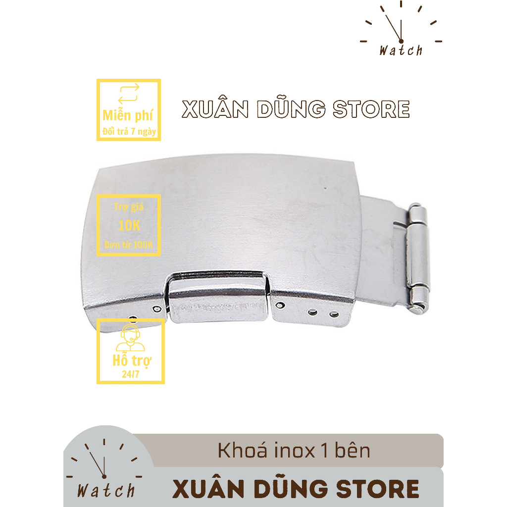 Khoá 1 bên dành cho đồng hồ size 12/14/16/18/20/22/24mm