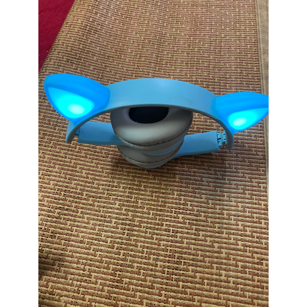 Tai Nghe Mèo Bluetooth P47M, Tai Mèo Dễ Thương Có Mic, Âm Bass Mạnh Mẽ Nghe Nhạc Cực Hay